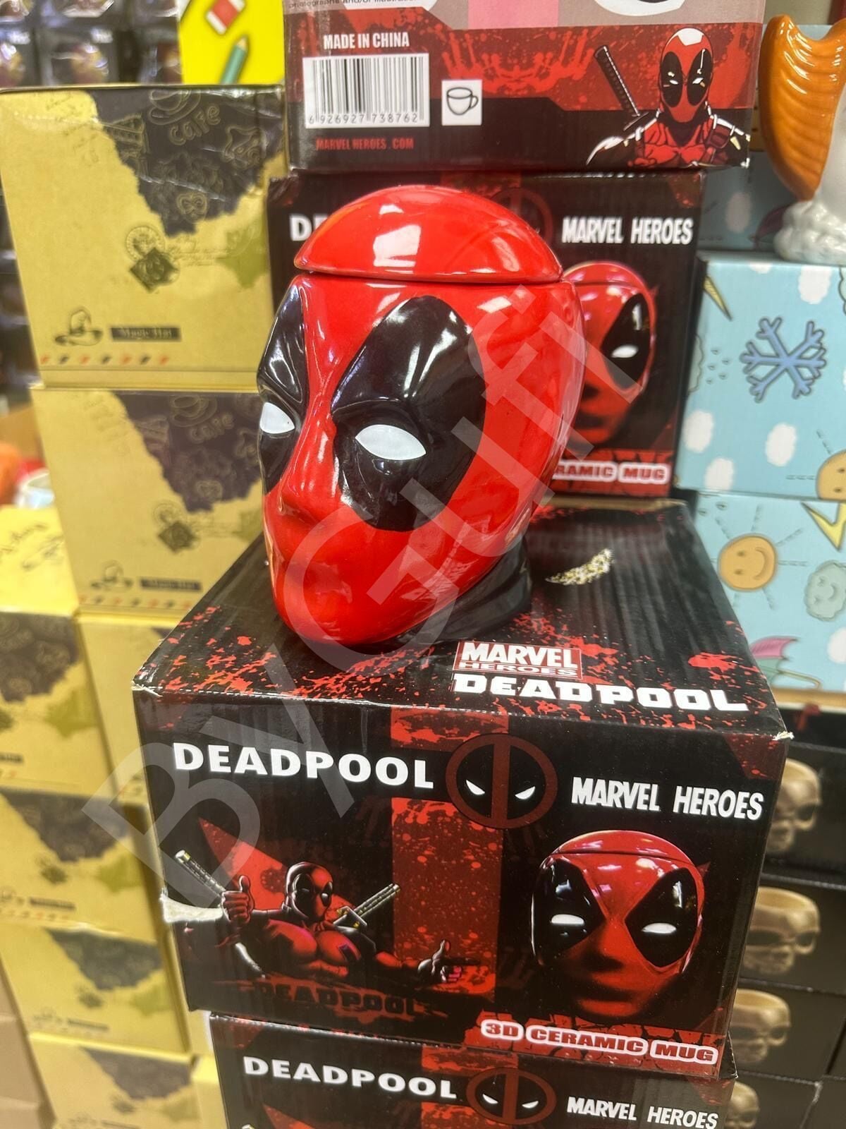 ByGufi Deadpool 3D Seramik Kupa – Hediyelik