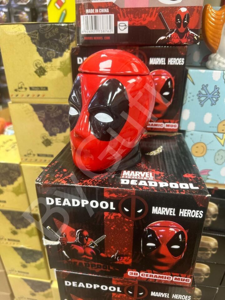ByGufi Deadpool 3D Seramik Kupa – Hediyelik