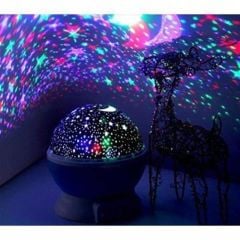 ByGufi Star Master Renkli Yıldızlı Dönen Gökyüzü Projeksiyon Gece Lambası – USB ve Pil ile Çalışan, Çocuk ve Yetişkinler İçin Işık Şovlu Gece Lambası