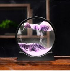 ByGufi Kişiye Özel 3D Kum Sanatı – Dekoratif Dönen Kum Çerçevesi İsim Baskılı