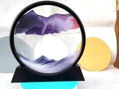 ByGufi Kişiye Özel 3D Kum Sanatı – Dekoratif Dönen Kum Çerçevesi İsim Baskılı