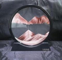 ByGufi Kişiye Özel 3D Kum Sanatı – Dekoratif Dönen Kum Çerçevesi İsim Baskılı