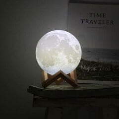 3D Ay Gece Lambası
