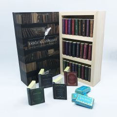 ByGufi Kişiye Özel Çikolata Kütüphanesi – Doğu Klasikleri, Mini Kitap Tasarımlı, El Yapımı, Dekoratif ve Hediye Edilebilir