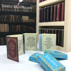 ByGufi Kişiye Özel Çikolata Kütüphanesi – Doğu Klasikleri, Mini Kitap Tasarımlı, El Yapımı, Dekoratif ve Hediye Edilebilir