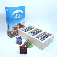 ByGufi Kişiye Özel Çikolata Kütüphanesi – “Tarihi Yarımada İstanbul”, Mini Kitap Tasarımlı, El Yapımı, Dekoratif ve Hediye Edilebilir