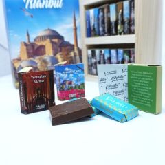 ByGufi Kişiye Özel Çikolata Kütüphanesi – “Tarihi Yarımada İstanbul”, Mini Kitap Tasarımlı, El Yapımı, Dekoratif ve Hediye Edilebilir