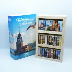 ByGufi Kişiye Özel Çikolata Kütüphanesi – “Türkiye’nin Hazineleri”, Mini Kitap Tasarımlı, El Yapımı, Dekoratif ve Hediye Edilebilir
