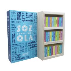 ByGufi Kişiye Özel Çikolata Kütüphanesi – “Yunus Emre Söz Ola”, Mini Kitap Tasarımlı, El Yapımı, Dekoratif ve Hediye Edilebilir