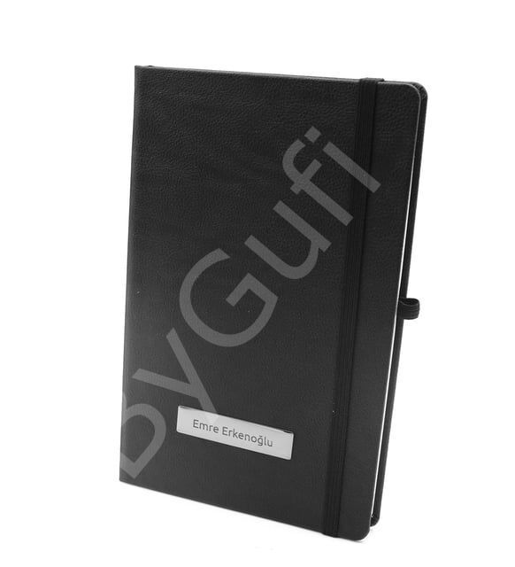 ByGufi İsme Özel Defter - Kabartma Ata Kalem Hediye Seti