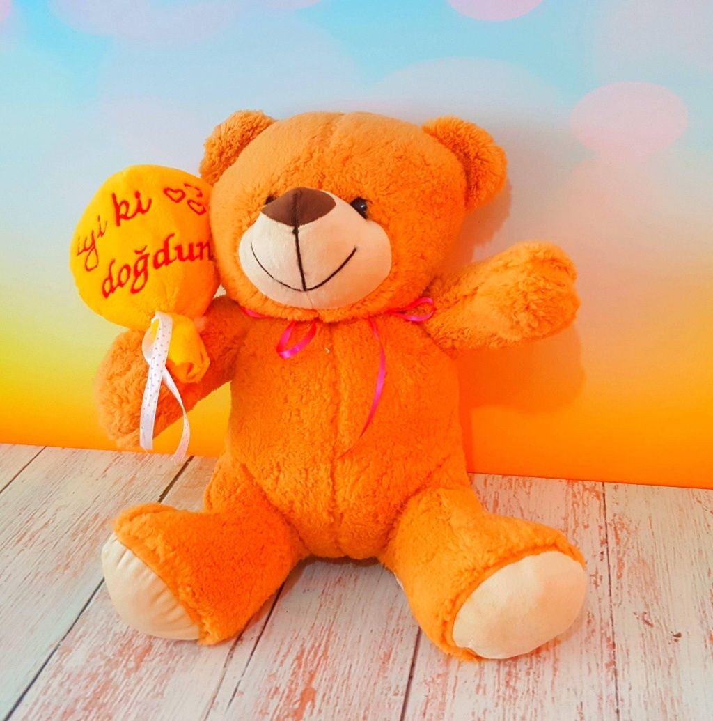 ByGufi Hediyelik İyi Ki Doğdun Peluş Ayıcık Hediye