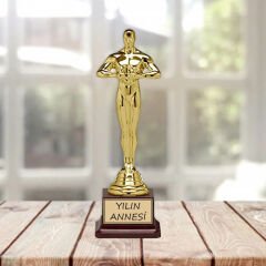 ByGufi Kişiye Özel Oscar Heykeli – Hediye Kutulu, Dekoratif ve Kişiselleştirilebilir