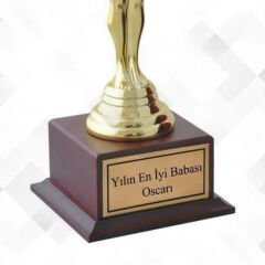 ByGufi Kişiye Özel Oscar Heykeli – Hediye Kutulu, Dekoratif ve Kişiselleştirilebilir