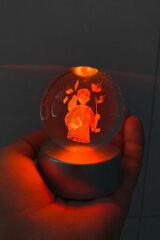 ByGufi Kişiye Özel Hediyelik Cam Küre – Harry Potter Figürlü | Dekoratif ve Gece Lambası