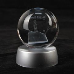 ByGufi Kişiye Özel Hediyelik Cam Küre – Küçük Prens Figürlü | Dekoratif ve Gece Lambası