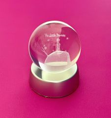 ByGufi Kişiye Özel Hediyelik Cam Küre – Küçük Prens Figürlü | Dekoratif ve Gece Lambası