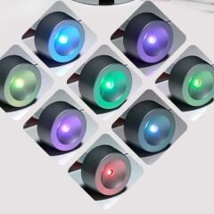 ByGufi Kişiye Özel Hediyelik Cam Küre – Karahindiba Figürlü | Dekoratif Obje ve Renk Değiştiren Gece Lambası