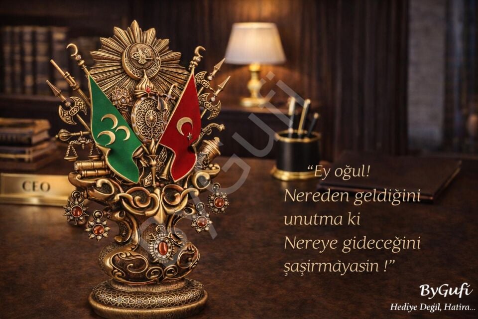 ByGufi Osmanlı Boytu Orta Boy Hediyelik Obje
