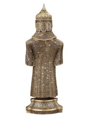 ByGufi Zırh Cevşen Boytu – Büyük Boy, Sarı, Özel Tasarım, Cevşen-ül Kebir Nakışlı, Kristal Taşlı