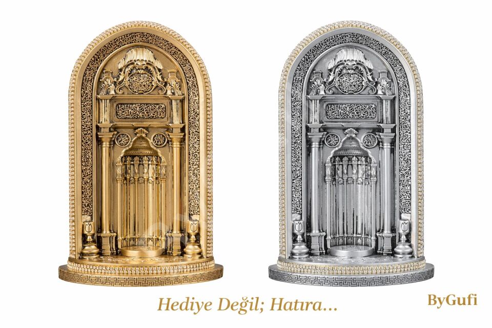ByGufi Hediye Mihrap Boytu – Eyüp Sultan Esintili - Sarı
