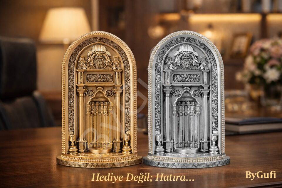 ByGufi Hediye Mihrap Boytu – Eyüp Sultan Esintili - Gümüş