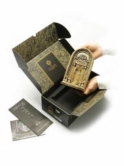 ByGufi Mihrap Boytu – Eyüp Sultan Esintili Mihrap Tasarımı (Orta Boy) | Gümüş | Ayet’el Kürsi, Mukarnas, Rumi Motif ve Kristal Taş Tezyinatlı Manevî Dekorasyon