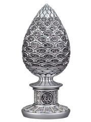 ByGufi Kozalak Boytu – Büyük Boy, Sarı, Gümüş, Esma-ül Hüsna Nakışlı, Kristal Taşlı, Özel Tasarım