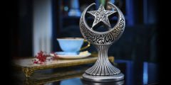 ByGufi Hediye Ay Yıldız Boytu – Orta Boy, Sarı-Gümüş