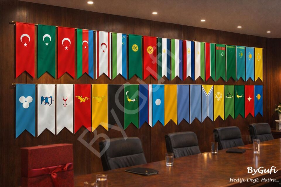 ByGufi 27 Devlet Seti Kırlangıç Bayrak – 70x200 cm