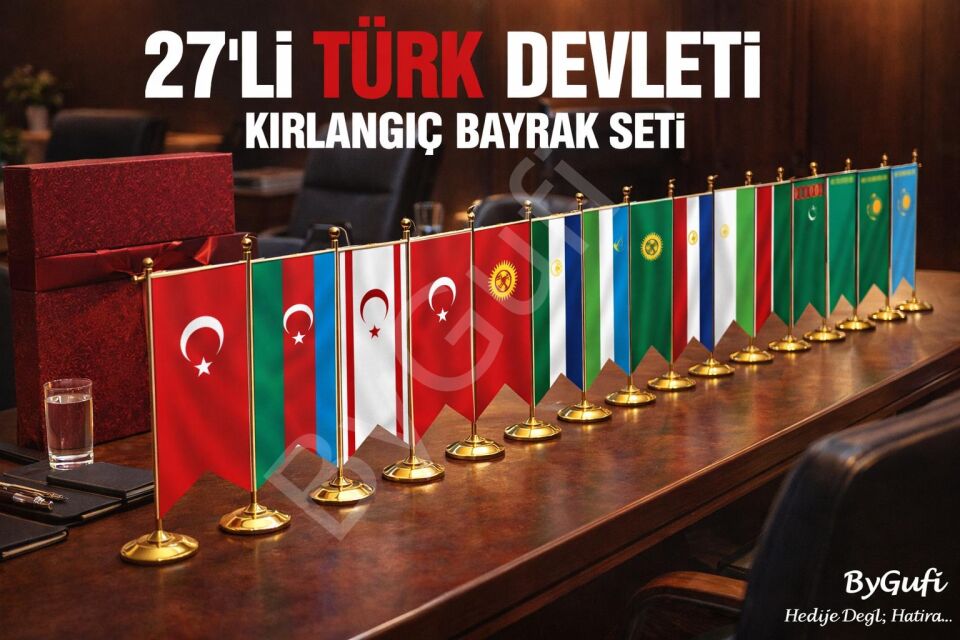 ByGufi 27 Devlet Seti Kırlangıç Bayrak – 70x200 cm
