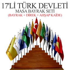 ByGufi İsme Özel Hediye 17 Türk Devletleri Seti