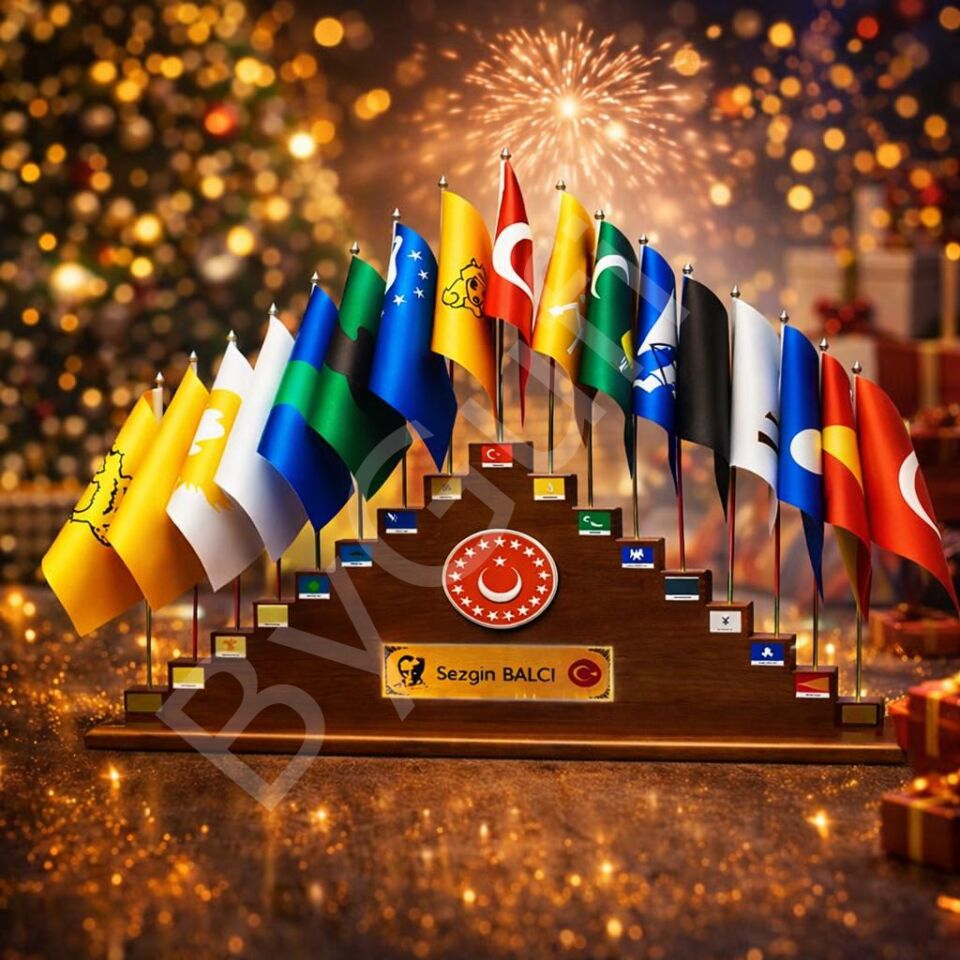 ByGufi İsme Özel Hediye 17 Türk Devletleri Seti