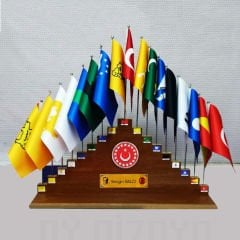 ByGufi İsme Özel Hediye 17 Türk Devletleri Seti