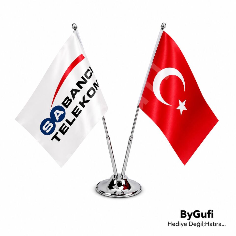 ByGufi İkili Masa Bayrağı