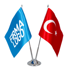 ByGufi İkili Masa Bayrağı