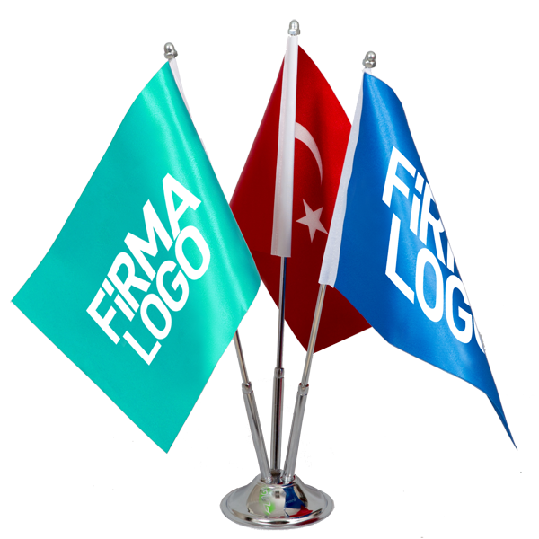 ByGufi Üçlü Masa Bayrağı