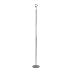 ByGufi Kurumsal Makam Bayrağı – Krom Direkli, Saçaksız, 100x150 cm, Telalı, Rulo Kutulu, Resmi ve Kurumsal Dekor