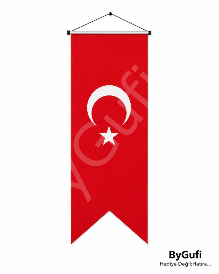 ByGufi Kırlangıç Türk Bayrağı 50x150 cm