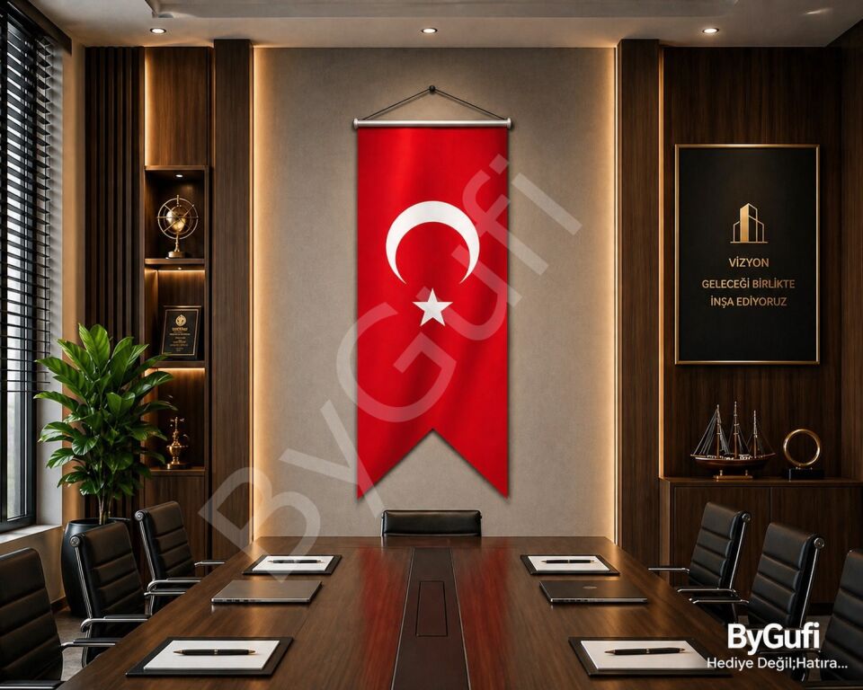ByGufi Kırlangıç Türk Bayrağı 75x300 cm