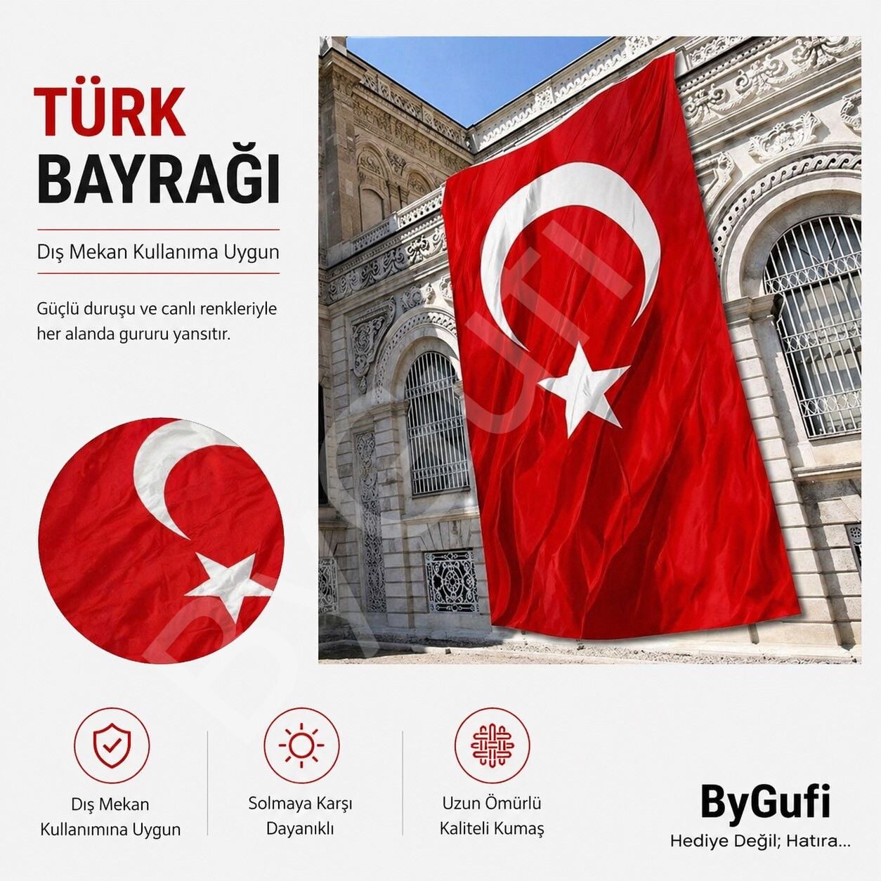 ByGufi Türk Bayrağı – 300×450 cm