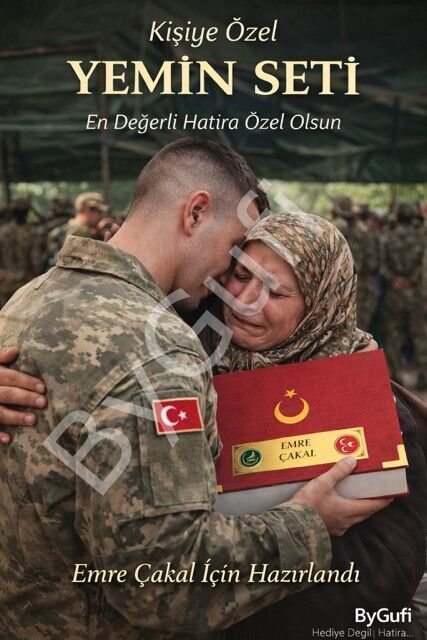 ByGufi İsme Özel Hediye Yemin Seti
