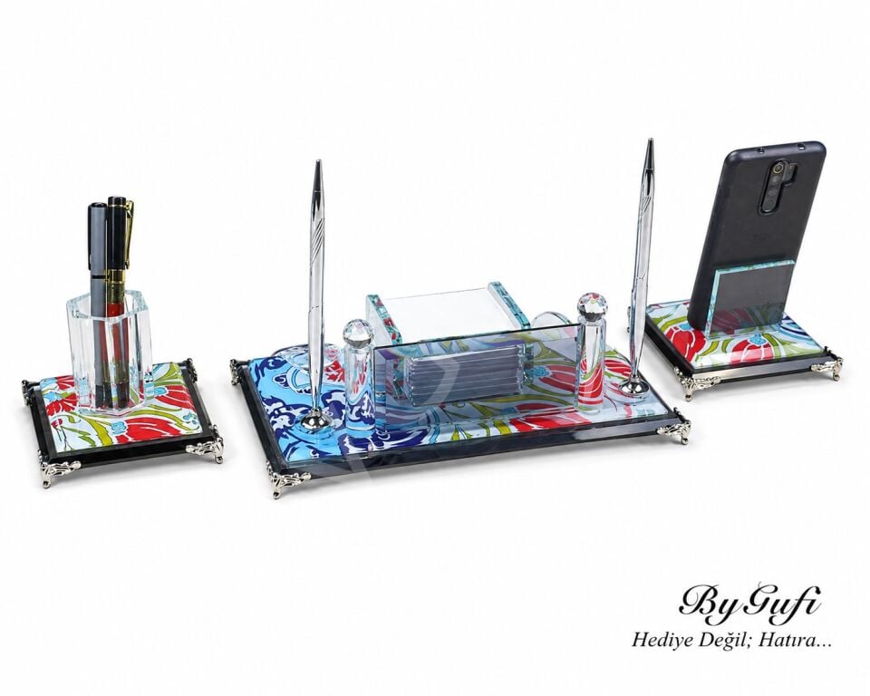 ByGufi İsme Özel KM-300 Kristal Masa Seti