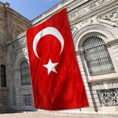 Türk Bayrağı + Atatürk Posteri 400x600 cm
