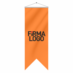 ByGufi Kurumsal Hediye – Özel Logo Kırlangıç Bayrak 70x100 cm | Saten Kumaş, Kişiye Özel Tasarım