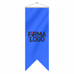 ByGufi Özel Logo Kırlangıç Bayrak 50x200cm