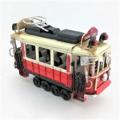 ByGufi Nostaljik Taksim Tünel Tramvay (Küçük Boy) – El Yapımı, Metal, Dekoratif ve Kişiselleştirilebilir Hediye