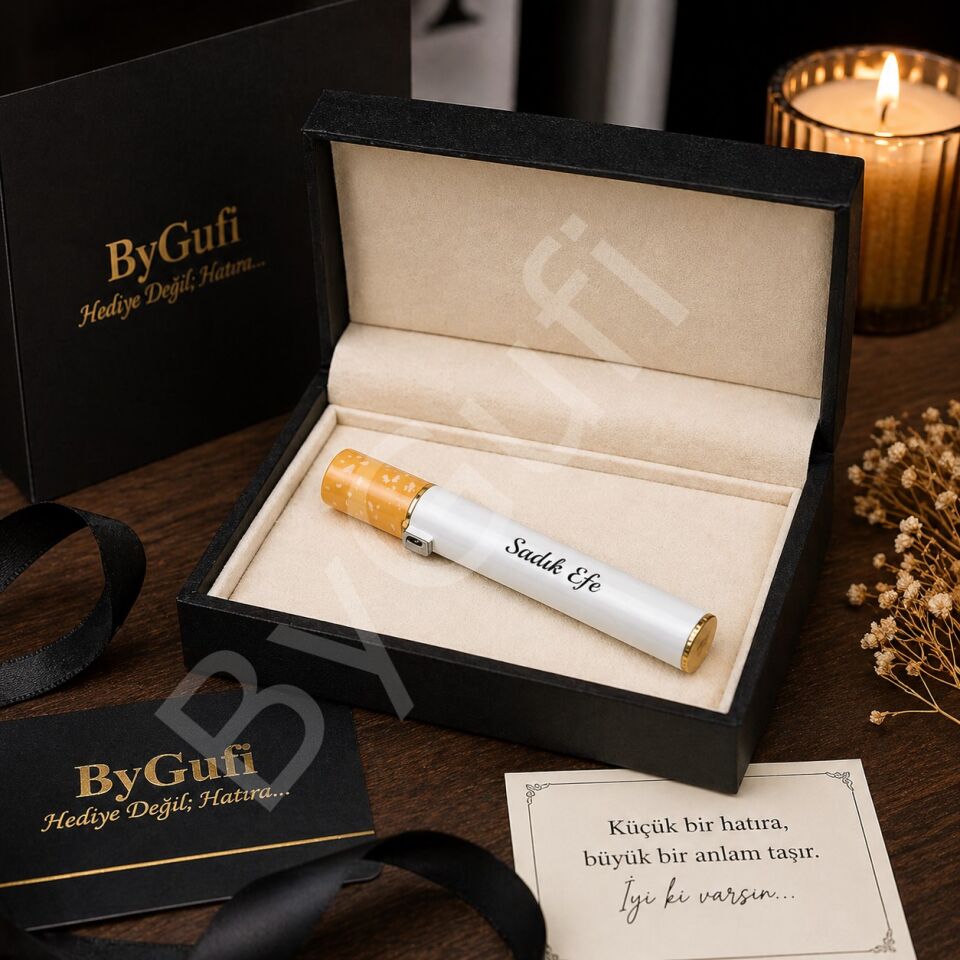 ByGufi İsme Özel Hediye Sigara Çakmak