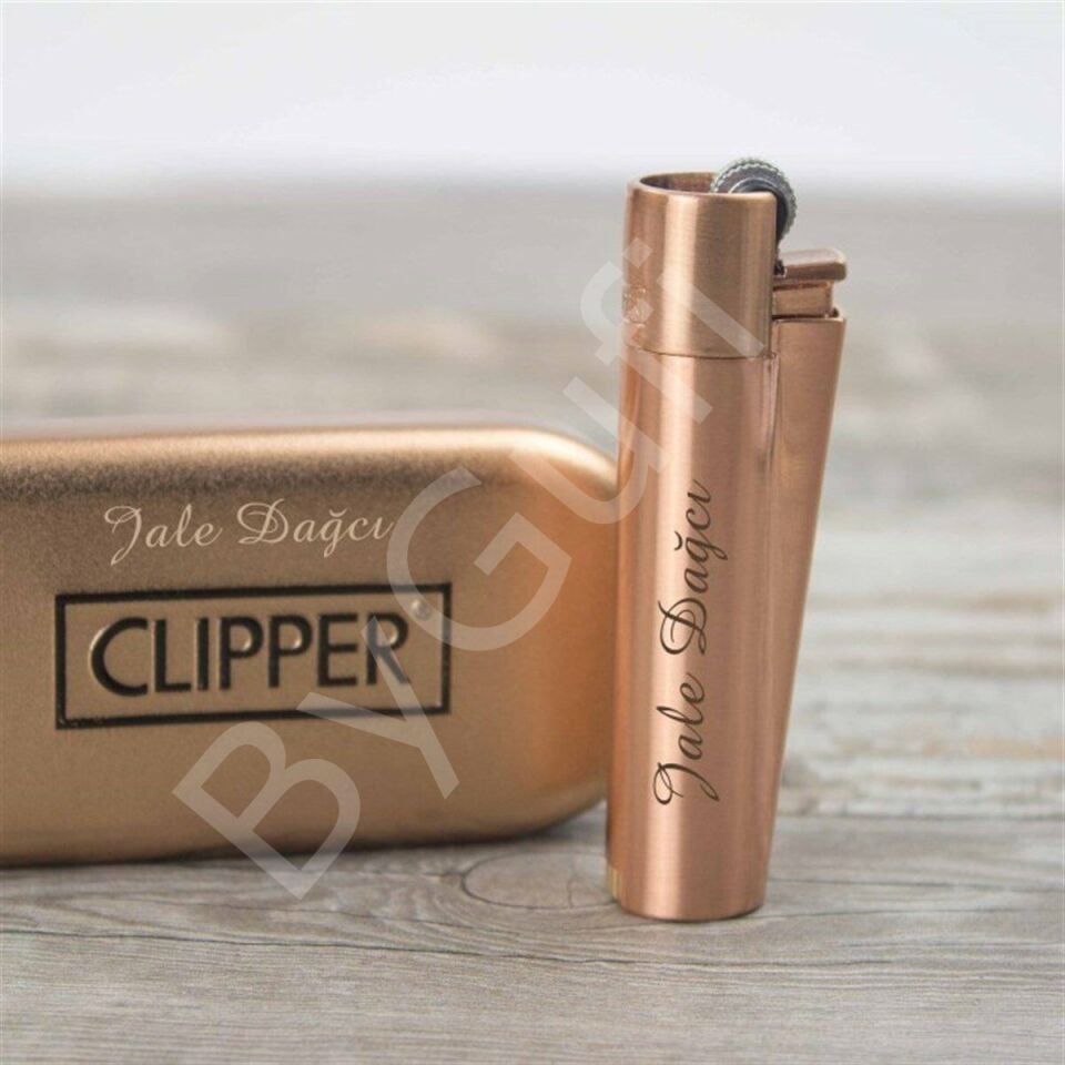 ByGufi İsme Özel Clipper Çakmak – Rose