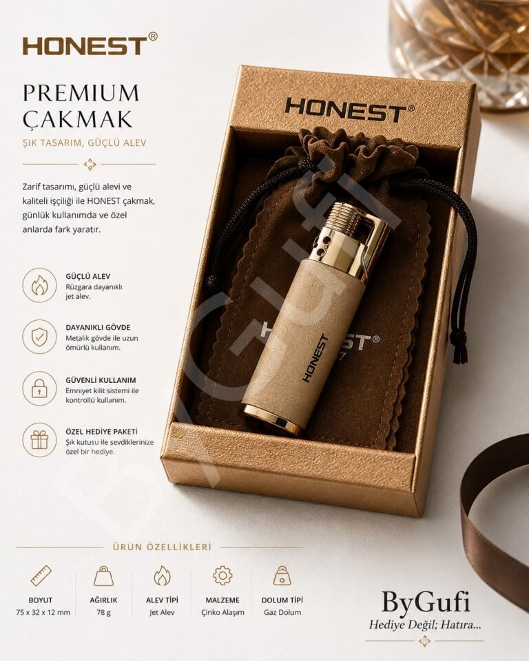 ByGufi İsme Özel Honest Çakmak
