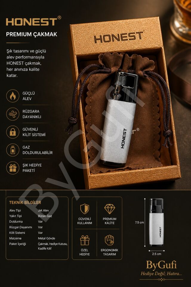 ByGufi İsme Özel Honest Çakmak